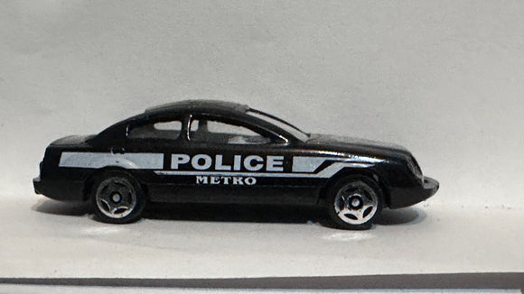 Black Metro Police Mercedes Benz Suntoys Diecast Car