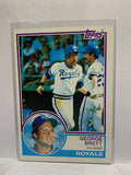# 600 George Brett  Kansas City Royals 1983 Topps Baseball Cards