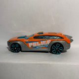 Orange Police Interceptor HW Pursuit HW Rescue Hot Wheels Diecast Car