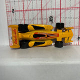Yellow Flashfire Stunt Strikers 2007 Mcdonalds Hot Wheels Diecast Car