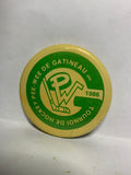 Pee-Wee de Gatineau 1986 Tournoi De Hockey Logo  Button Pinback