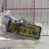 LA Law Calgary 2&7 '89 Tv Channel  Lapel Pin