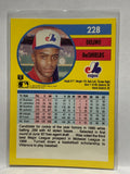 # 228 Delino DeShields  Toronto Blue Jays 1991 Fleer Baseball card