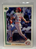 # 351 Hal Morris  Cincinnati Reds 1991 UD Baseball Cards