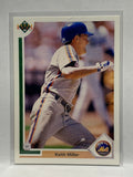 # 196 Keith Miller  New York Mets 1991 UD Baseball card