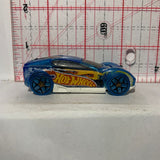 Blue Synkro Stunt Circuit Hot Wheels Diecast Car