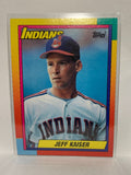 # 49T Jeff Kaiser  Cleveland Indians 1990 Topps Baseball Cards