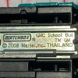Blue MBX Science Center GMC School Bus Matchbox Diecast Car
