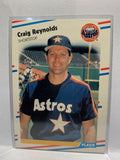 # 454 Craig Reynolds  Houston Astros 1988 Fleer Baseball Cards