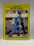 # U27 David Howard  Kansas City Royals 1991 Fleer Update Baseball card