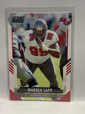 # 19 Warren Sapp  Tampa Bay Buccaneers 2021 Score Football Cards