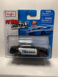 Black 2008 Dodge Charger Metro Police Car Fresh Metal 2017 Short Card Maisto Diecast Car