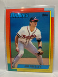 # 98T Jim Presley  Atlanta Braves 1990 Topps Baseball Cards