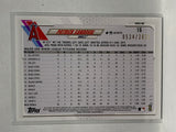 # 16 Patrick Sandoval 0534/2021 Gold Los Angeles Angels 2021 Topps Series One Baseball Cards