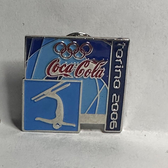 Torino 2006 Olypics Skiing Coca-Cola  Lapel Pin