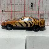 Orange Tiger Stripes Racer Unbranded Car Diecast Car