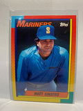 # 115T Matt Sinatro  Seattle Mariners 1990 Topps Baseball Cards