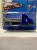 Blue Flat Bed City Lorry Fresh Metal 2018 Short Card Maisto Diecast Car