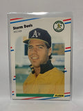 # 278 Storm Davis  Oakland Athletics 1988 Fleer Baseball Cards