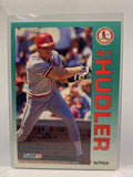 # 581 Rex Hudler  St Louis Cardinals 1992 Fleer Baseball Cards