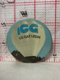 ICG Gaz Liquide Hot Air Balloon Advertisement  Button Pinback