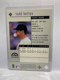 # 30 Todd Helton  Colorado Rockies 1999 UD Black Diamond Baseball Cards