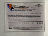 # 12 Joey Bart Rookie Blue Parallel San Francisco Giants 2021 Topps Series One Baseball Cards