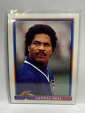 # 418 George Bell  Chicago Cubs 1991 Bowman Baseball card