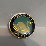 Amawaterways Privilege Swan Bird Logo  Lapel Pin