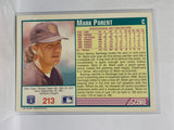 # 213 Mark Parent  San Diego Padres 1991 Score Baseball Cards