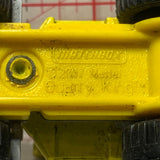 Yellow Quarry King Front End Loader 2007 Matchbox Construction Diecast Car