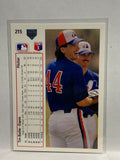 # 215 Tim Burke  Montreal Expos 1991 UD Baseball card
