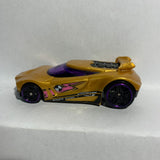 Gold Chicane Stunt Team Hot Wheels Diecast Car