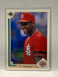 # 387 Felix Jose  St Louis Cardinals 1991 UD Baseball Cards