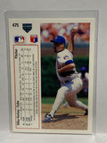 # 475 Mike Harkey  Chicago Cubs 1991 UD Baseball card