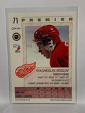 # 71 Vyacheslav Kozlov  Detroit Red Wings 92-93 O-Pee-Chee Premier Hockey Cards