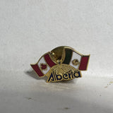 Alberta Canada Mexico Friendship Flags  Lapel Pin