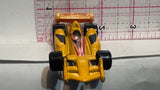 Yellow Stunt Strikers Flashfire 2007 Mcdonalds Hot Wheels Diecast Car