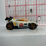 White Spectyte Star Wars Empire Strikes Back Hot Wheels Diecast Car