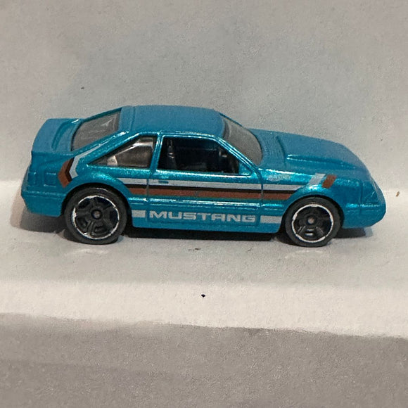 Blue '92 Ford Mustang 2007 Hot Wheels Diecast Car