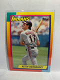 # 39T Keith Hernandez  Cleveland Indians 1990 Topps Baseball Cards