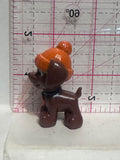 Zuma Paw Patrol Mini Figure Wearing a Winter Hat TV Movie Toy