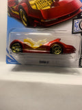 Red Deora III Rod Squad FYB43 D7C3 G1 2018 Long Card Hot Wheels Diecast Car