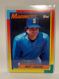 # 115T Matt Sinatro  Seattle Mariners 1990 Topps Baseball Cards