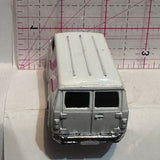White Chevy Van  Unbranded Diecast Car