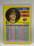 # 616 Terry Leach  Minnesota Twins 1991 Fleer Baseball card