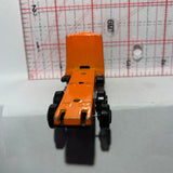 Orange Road Tough DAF 95 Semi Truck Flatbed Yatming Diecast Car