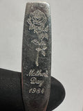 Mother's Day 1984 Rose Flower Holidays Souvenir Spoon