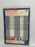 # 42 Willie McGee  St Louis Cardinals 1988 Fleer Baseball Cards