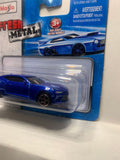 Blue 2016 Chevrolet Camaro SS Fresh Metal 2017 Short Card Maisto Diecast Car